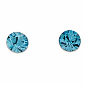 Swarovski crystal Earrings in aquamarine