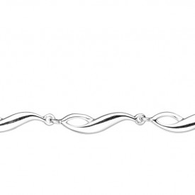 Twist link bracelet