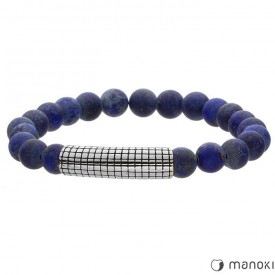  MANOKI man's bracelet with lapis 