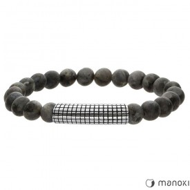  MANOKI man's bracelet with labradorite 