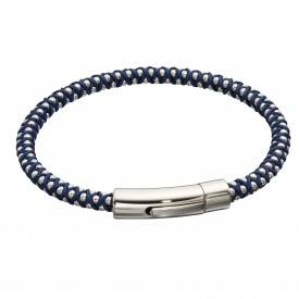 Navy Paracord bead bracelet