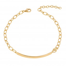Gold Plated ID Bracelet