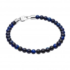 Blue Tiger Eye Stone Beads Bracelet