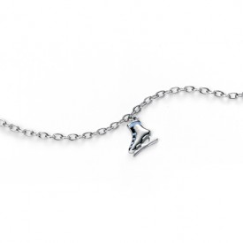 D for diamond enamel Frozen Charm bracelet