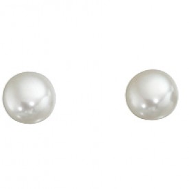 Small pearl studs WHITE