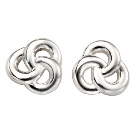 Celtic knot stud earrings