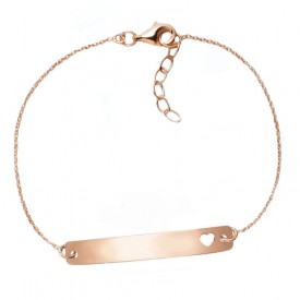 Engravable stainless steeel woman bracelet cuto our Heart