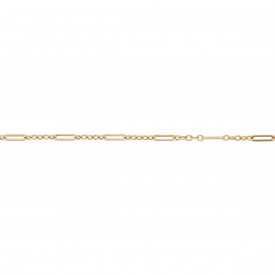 Small Yellow Gold Link Bracelet