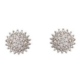 Urchin cluster earrings