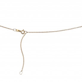Yellow gold trace chain