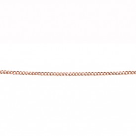 Rose Gold 25KD Curb chain 46cm