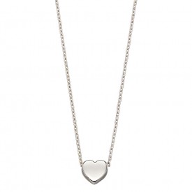 WG plain heart necklace