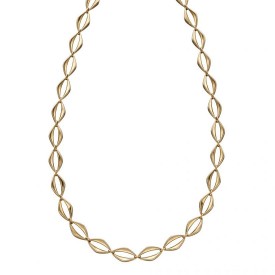 OPEN EYE LINK NECKLACE YELLOW GOLD