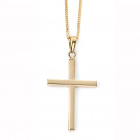 YG large cross pendant
