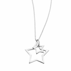 Double star necklace