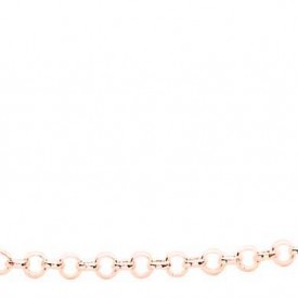 Rose Gold Plated Belcher chain 76cm