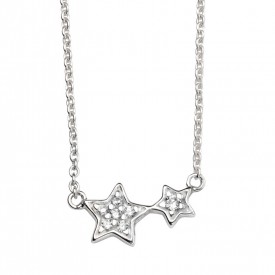CZ star necklace