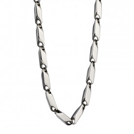 Irregular tube chain necklace