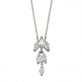CZ Marquise Necklace