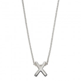 Initial necklace X