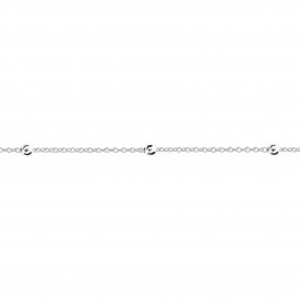 Fine trace with ball chain 41-46cm