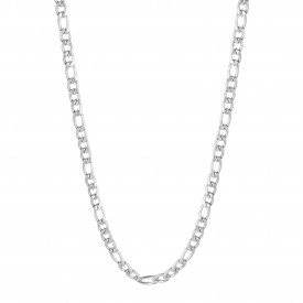Link Chain Steel Necklace with Tag