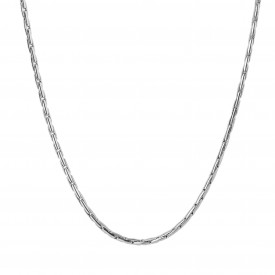 Stainless Steel Elongated 56cm Cardano Chain Necklace