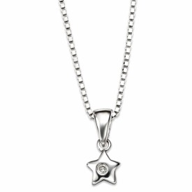 D for diamond Star pendant