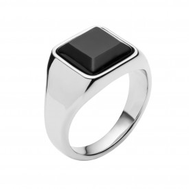 Signet Ring With Black Onyx Fred Bennett