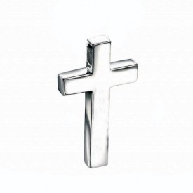 Stainlees Steel Engravable Cross Pendant