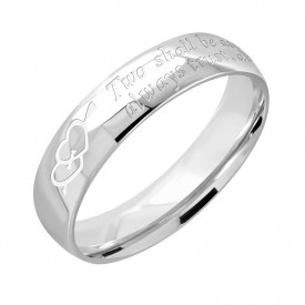 Stainlees Steel Wedding Band Ring