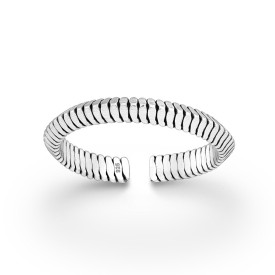  925 Sterling Silver Adjustable Oxidized Toe Ring