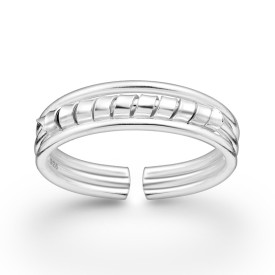 925 Sterling Silver Adjustable Toe Ring