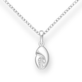 925 Sterling Silver Crab Claw Pendant