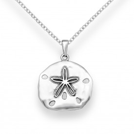 925 Sterling Silver Sand Dollar Pendant