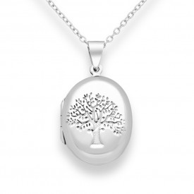 925 Sterling Silver Tree of Life Locket Pendant