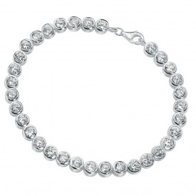 B2958C CLEAR CZ Tennis BRACELET
