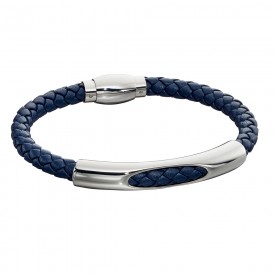 Tunnell Section Navy Bracelet