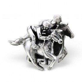 Silver Horse Bead