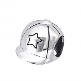 Silver Cap Bead