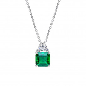 Diamonfire Square Cut Necklace