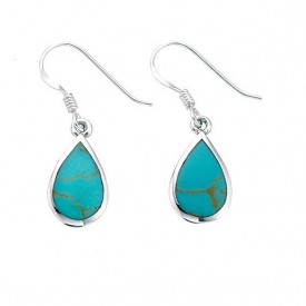 Turquoise Teardrop Earring