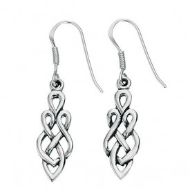 Celtic drop earring