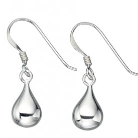 Teardrop drop earring