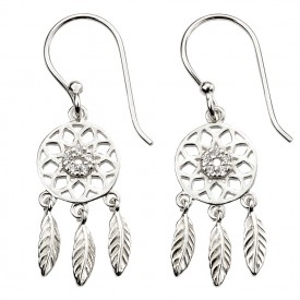 Dream catcher earrings