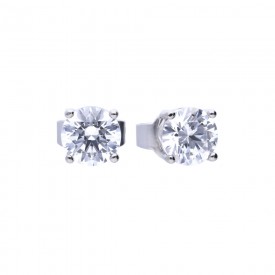 4 claw CZ studs 0.75ct