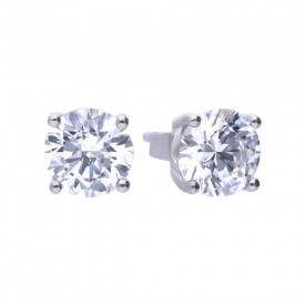 4 claw CZ studs 2ct 