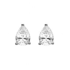 Teardrop stud earrings