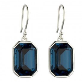 Swarovski Elongated Octagon Earrings