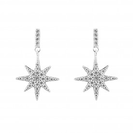 Pave Starburst Earrings